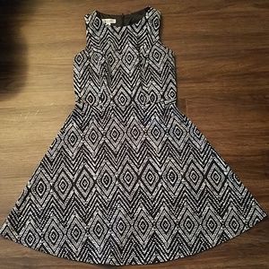 Black and white dress barn dress